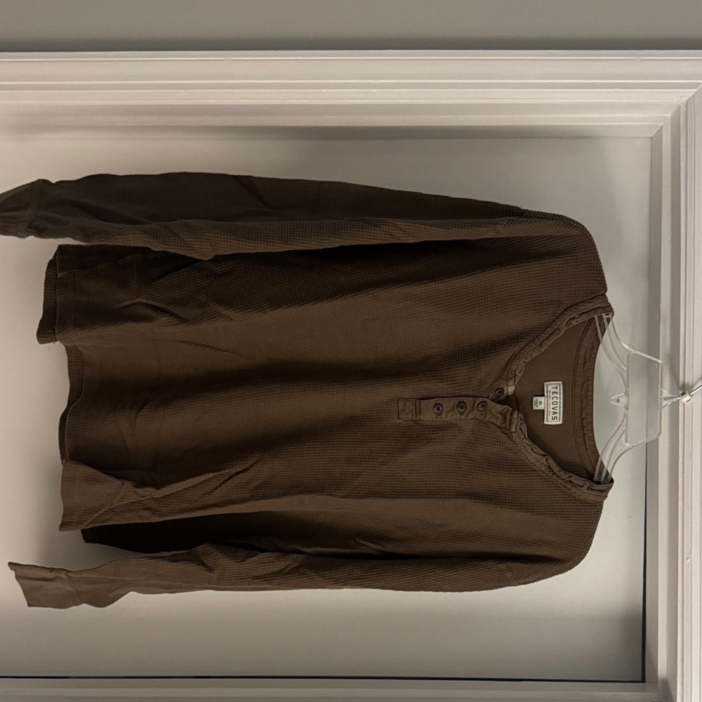 Tecovas Tan Henley Shirt